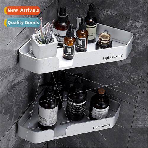 No punch triangle basket quadrangle basket bathroom shelf ba