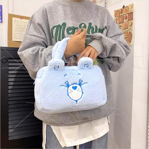 Cartoon carebears rainbow bear plush toy bag grab machine do