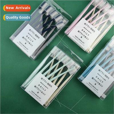 Japan Soft Bristle Toothbrush 10pcs Macaroon No Print Adult