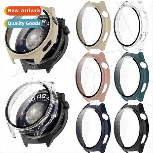 适用Huawei watch watch4 tempered film+PC all-in-one protecti