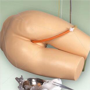 Enema assisted defecation training model/mannequin/simulated