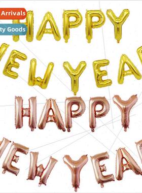 New Year party decoration 16 inch happy new year happy lette