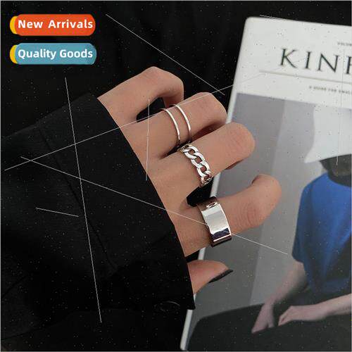Ring Women Set Hip Hop Open mple Index Finger Knuckle Ring C