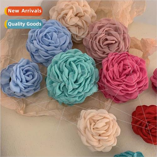 2023 fall winter new plush hair clips hair grip retro fur co