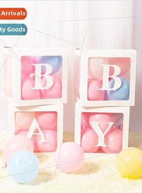 ins balloon box birthday decoration baby feast birthday part