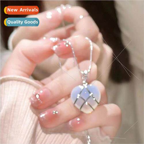 Barbie Princess Diamond Castle Heart Necklace Seal Heart Loc