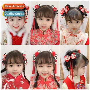 Children hair New Year Eve hanbok hair clips girls baby New
