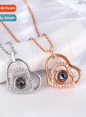 Europe 100 Languages I Love You Necklace Nano Projection Pen