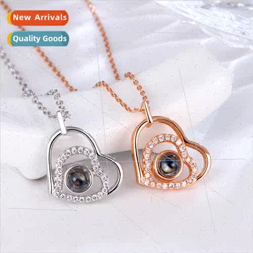 Europe 100 Languages I Love You Necklace Nano Projection Pen