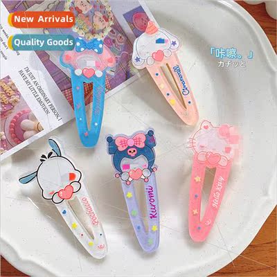 Korea cartoon hair clips students duckbill clip girls sweet