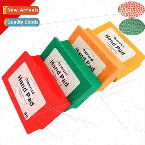 New electroplated diamond trimming hrubbing block mesh handh