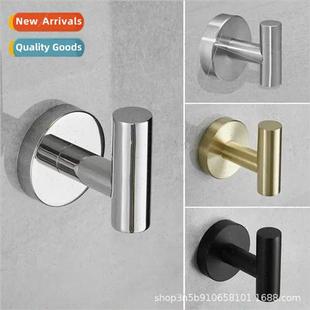 Stainless Steel Coat Hooks Hole-free Hooks Sticky Hooks Bath