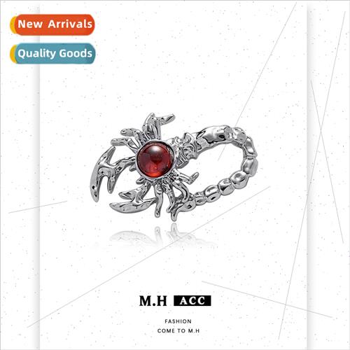 Ruby Scorpion Brooch Accessoriesche Chill StyleClothing Acce