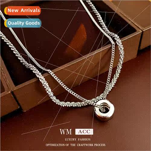 mple Circle Chain Necklace ins Fashion Hundred Sweater Chain
