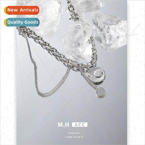 Autumn Winter Planet Pendant Necklace Women Europe mple Swea