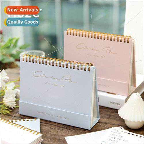 Desktop handbook planner 2024 simple ins punch card planner