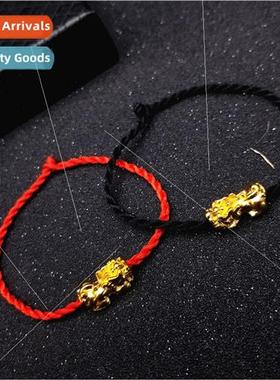 Sgold bracelet students couple anklet men women red rope jew