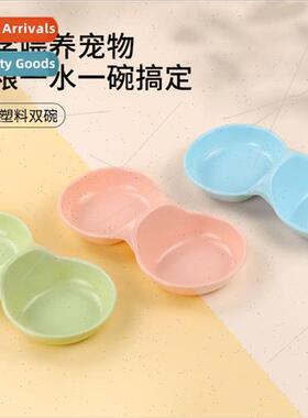 Dog Bowl Cat Bowl Pet Double Bowl Economy Pet Double Bowl Do