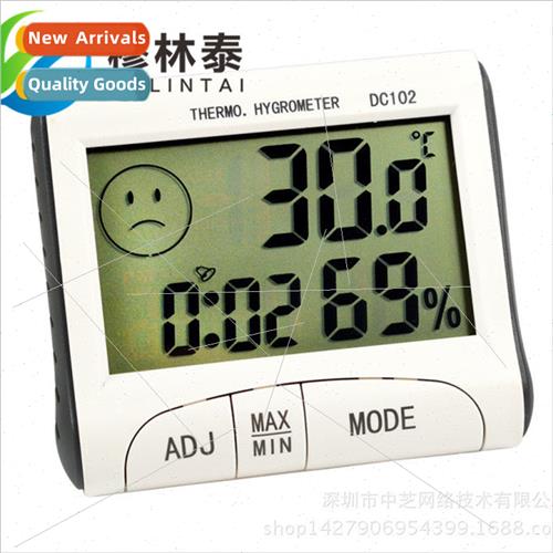 DC102 Temperature Humidy Meter Electronic Clock Alarm Clock