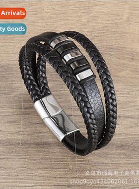 Leather Rope Bracelet Vintage Leather Braided Bracelet Genui