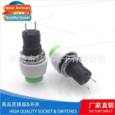Small Green Plastic Pushbutton Swches Non-Locking -Locking R