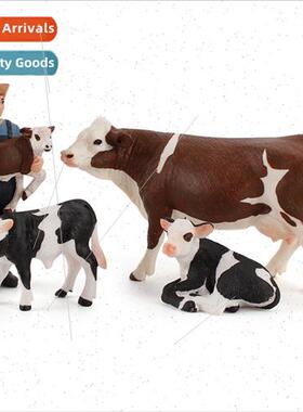 Farm Poultry vestock Toys Holstein Cow Cow Cow Cuddle Calf F