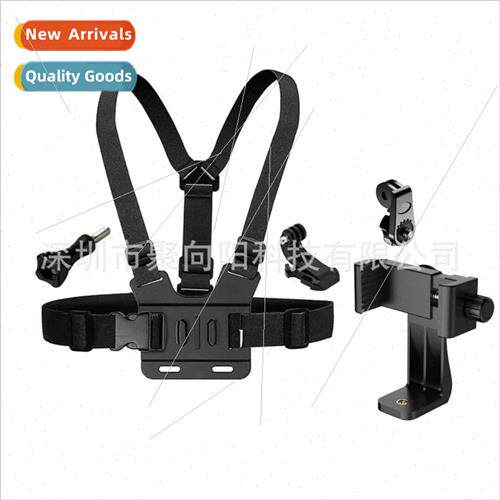 gopro hero 12 11/10 5pcs chest strap j-mount phone clip set