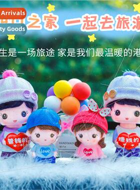 Creative car accessories ornament car perfume bobblehead dol