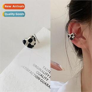 whout clip love bone holes ear dots polka cow whe black