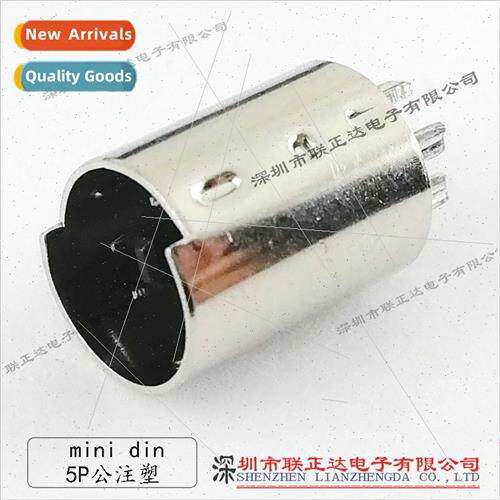 mini din plug injection molding 5pin plug mini din connector