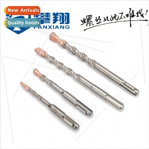 Hammer drill b impact drill b extended through wall round sh