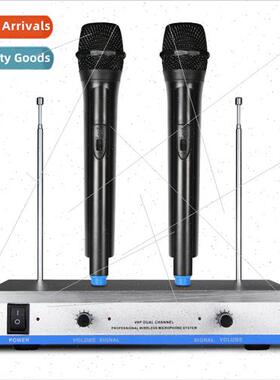 Wireless one tow two dynamic microphone dual handheld home c