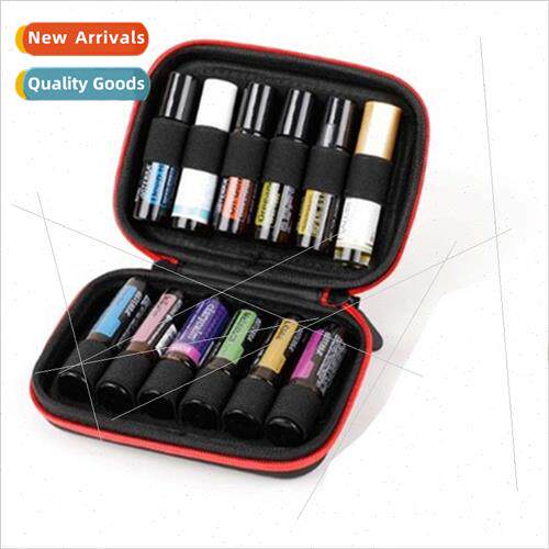 12pcs Portable Storage Bag 10ml Roller Ball Bottle Essential