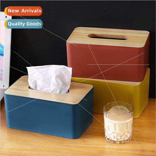 mple paper towel box wooden cover drawer box solid wood livi