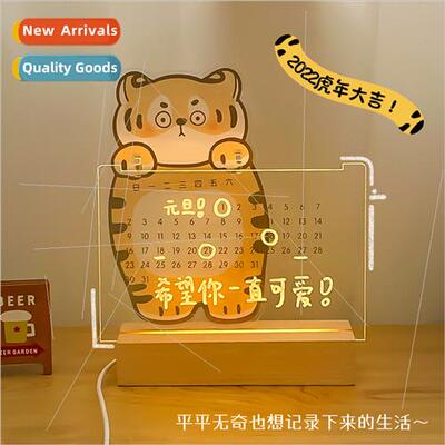 Cartoon Perpetual Calendar 2024 Calendar Cute Desktop Acryli