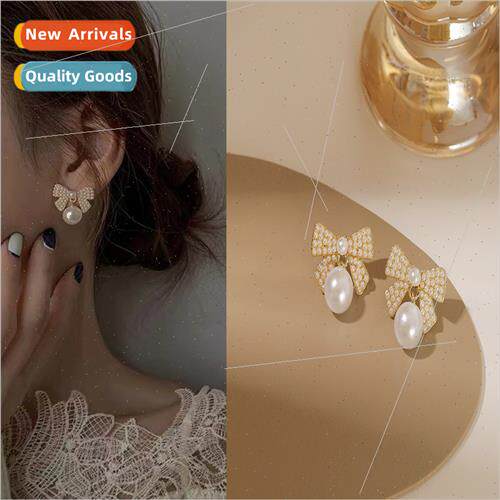 925 silver needle Korea wild wild pearl earrings earrings je
