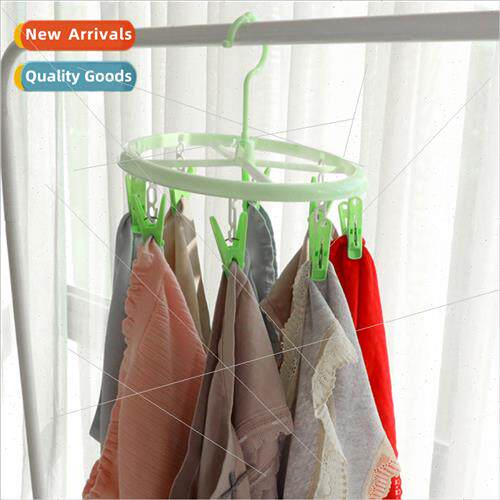 Thickening thickening round drying rack hanging clothespin w