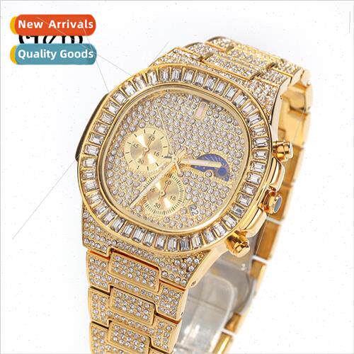 Fashion Retro Diamonds Men Watch Accessories Casual Multifun