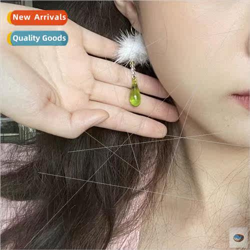 Winter furry earrings new tide earrings earrings earrings ea