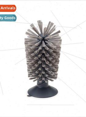 Glass Cleaning Brush Kchen Standing Suction Cup Brush Tall W