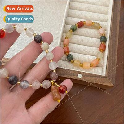 Beaded gourd bracelet women 2023 new ancient elastic string