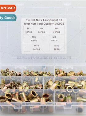 300pcsM3M4M5M6M8M10M12 color zinc plated vertical flat head