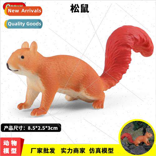 Rodent wildlife model small squirrel eating squirrel toys ho