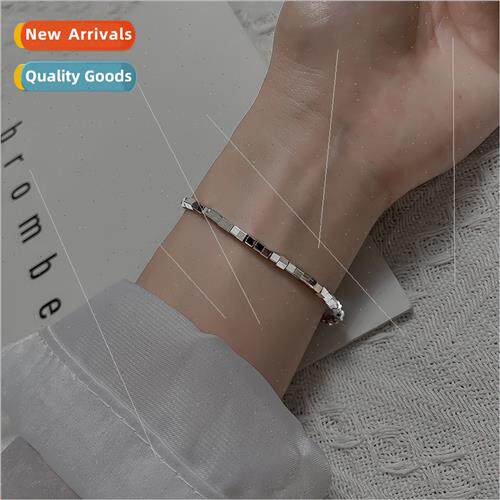 Square tube geometric string fashion broken silver a few two