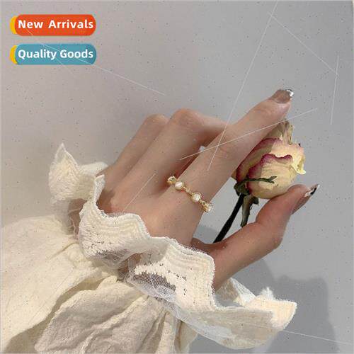 Sense cat eye stone ring female niche ins tide index finger