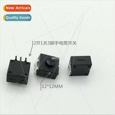 Flashlight Swch 1212-213YB Pushbutton Swch 2 On 1 Off Functi
