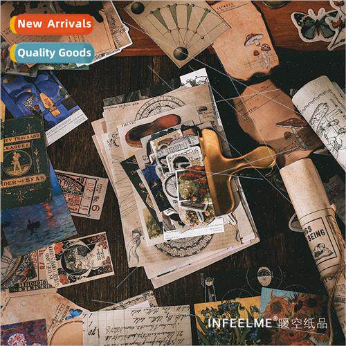 Material Pack Vintage Scrapbooking Big Be Retro terary Handb