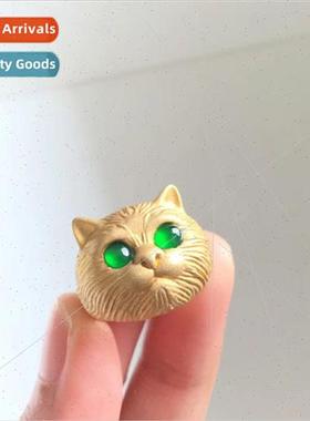 Cat ring female tide niche single ring cute wind index finge