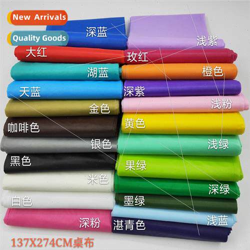 137x274cm solid color disposable tablecloth greaseprotablecl