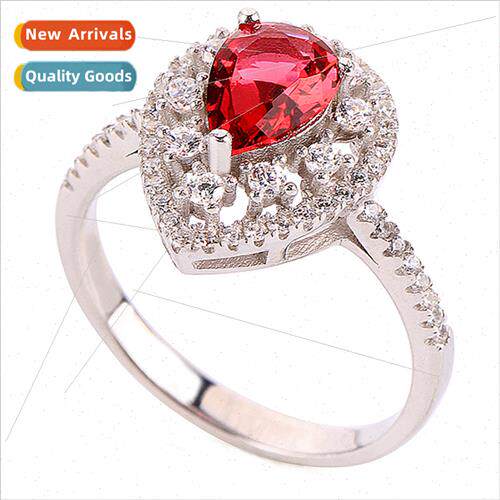 ins new whe gold love flower creative inlaid red blue whe zi